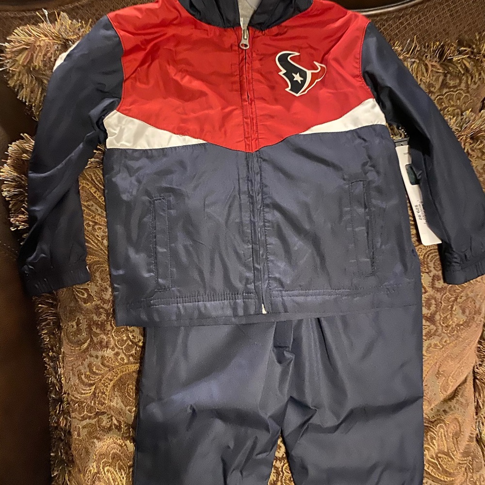 Brand new pants and jacket Texans set
